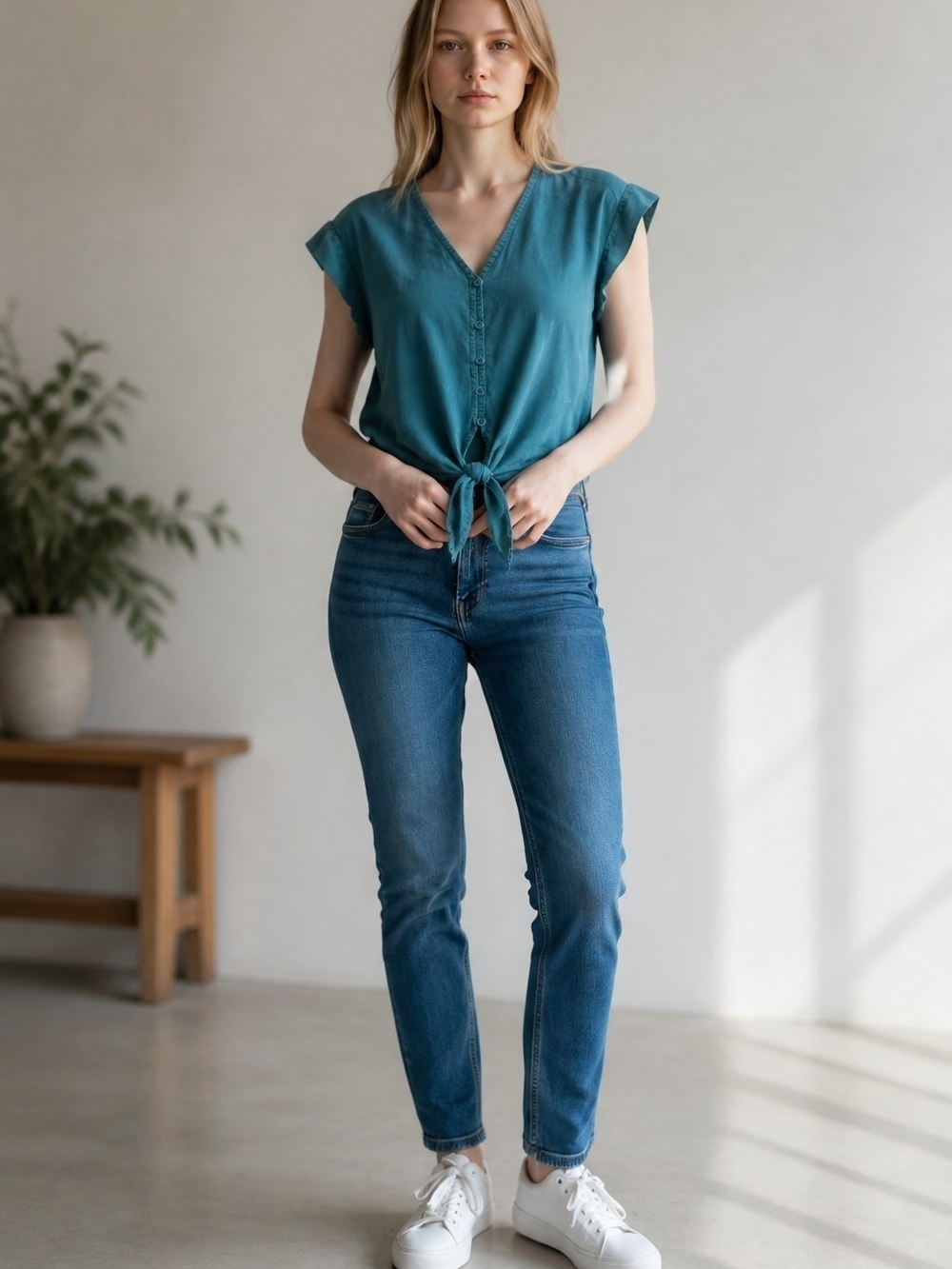 Velvet Heart  Scoop-Neck Blouse